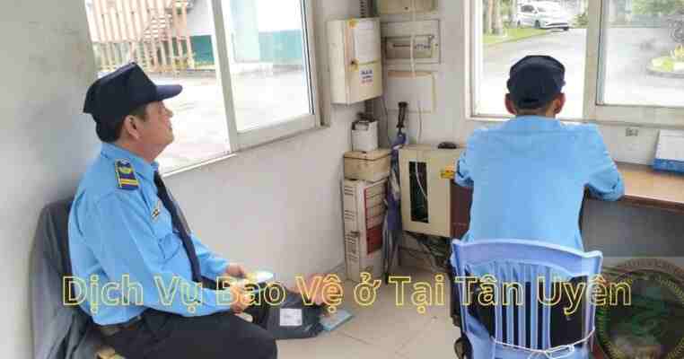 Hình ảnh dịch vụ bảo vệ Bắc Thiên Long trong bài giới thiệu bảo vệ tại Tân Uyên