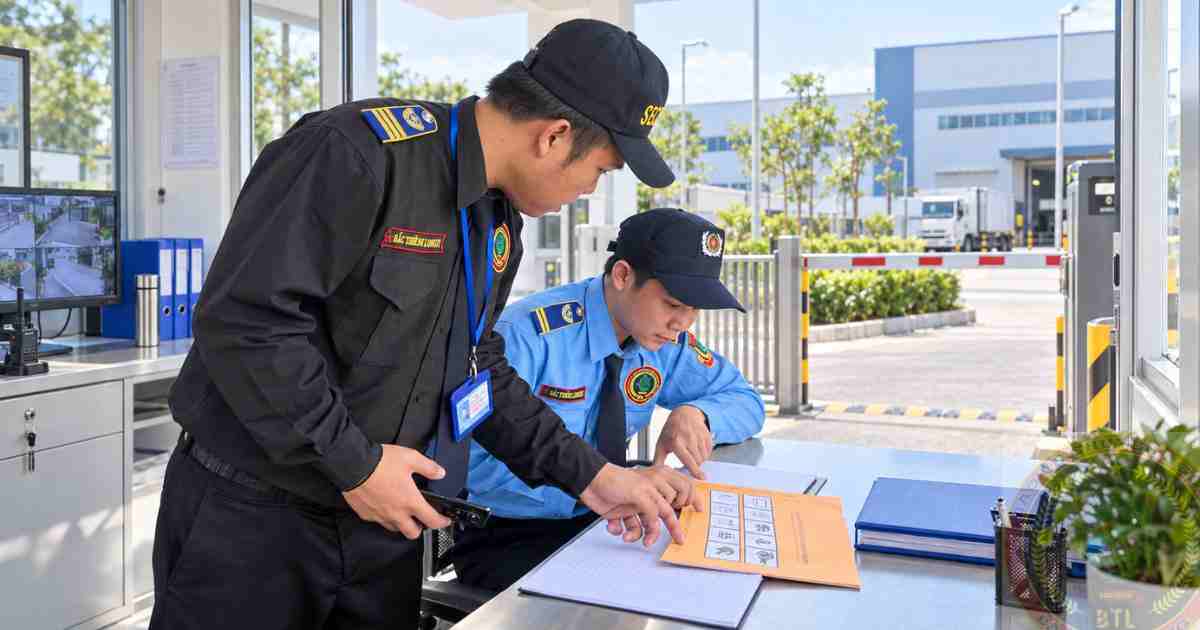 Hướng dẫn nghiệp vụ và nhiệm vụ trực cho nhân viên bảo vệ Bắc Thiên Long